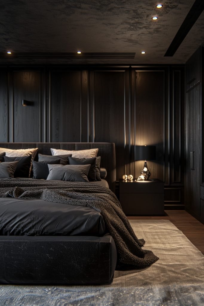 Elegant Ebony Boudoir
