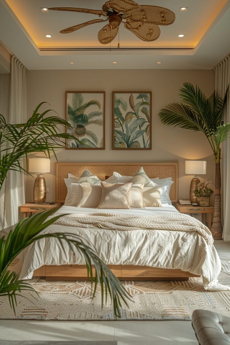 29 Tropical Bedrooms That Will Transport You To A Serene Paradise ...