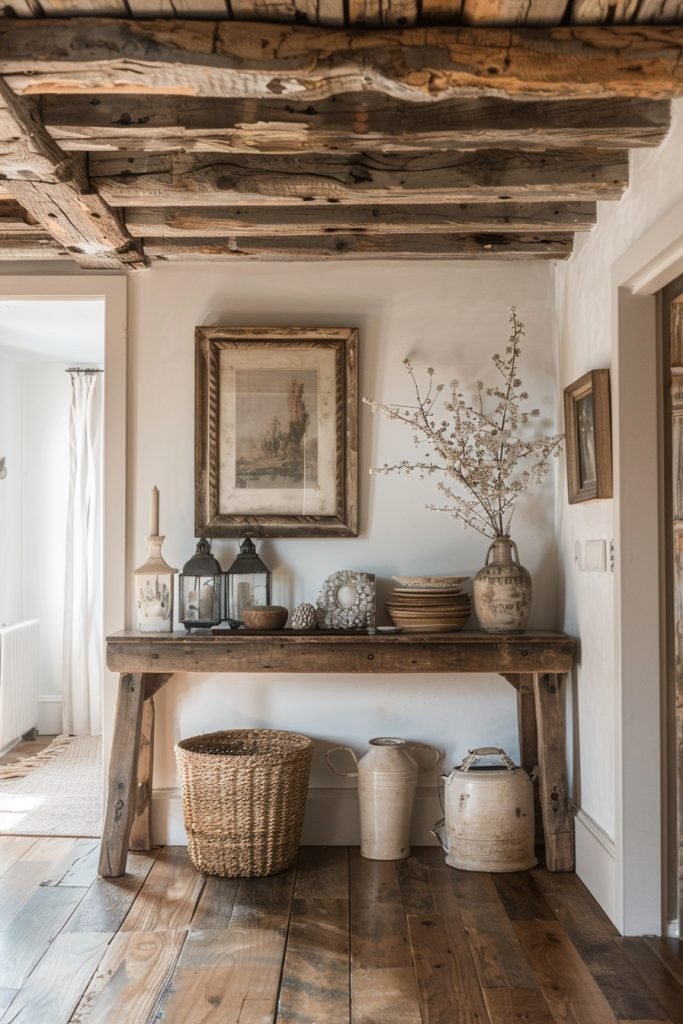 Exposed Beam Hallway Designs