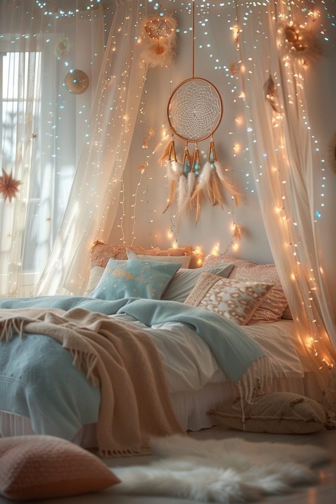 Feathered Dreamcatcher Light