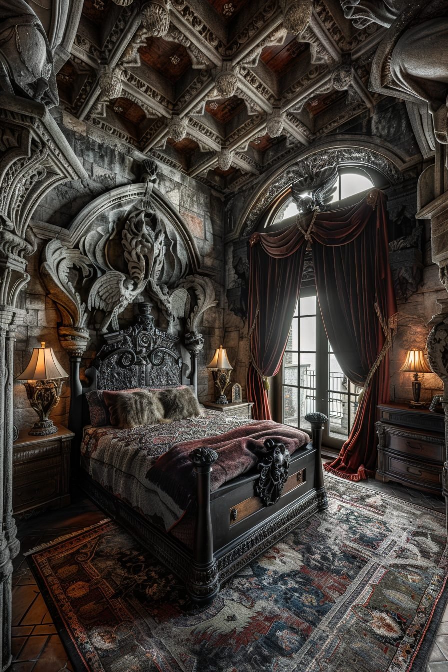 29 Dark Fantasy Bedroom Ideas For A Mysterious Sanctuary - Courtneys World
