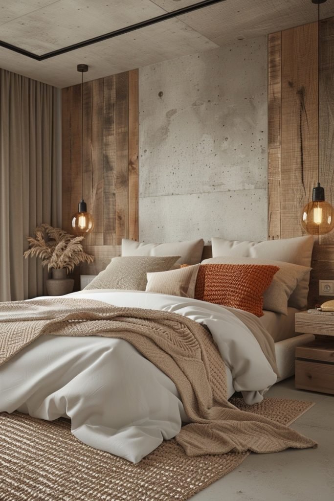 Geometric Harmony Bedroom