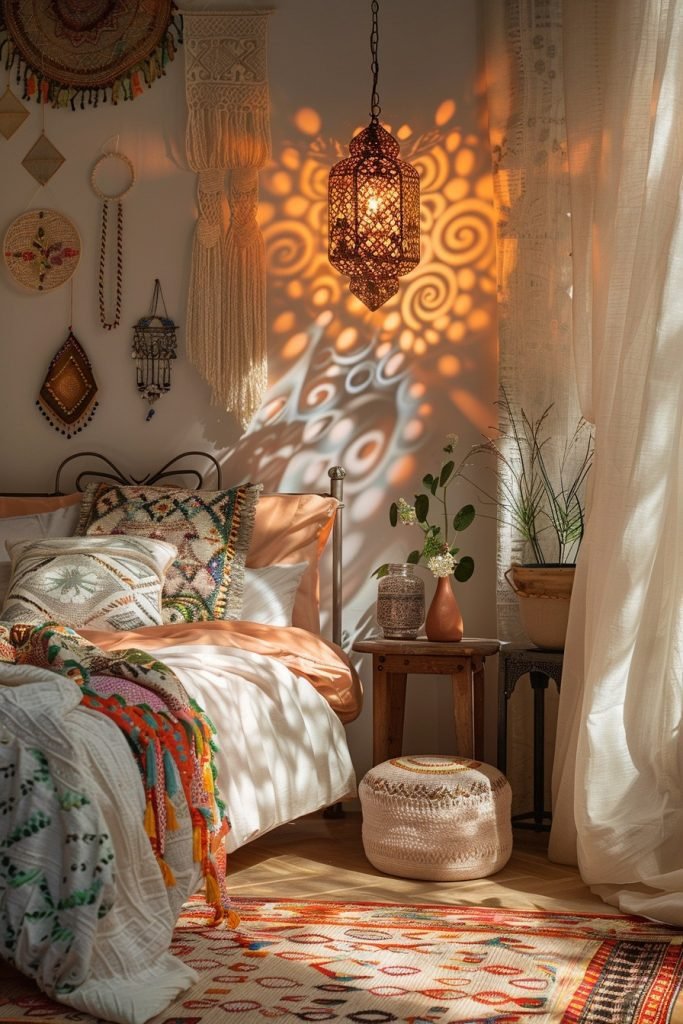 Geometric Metal Lantern