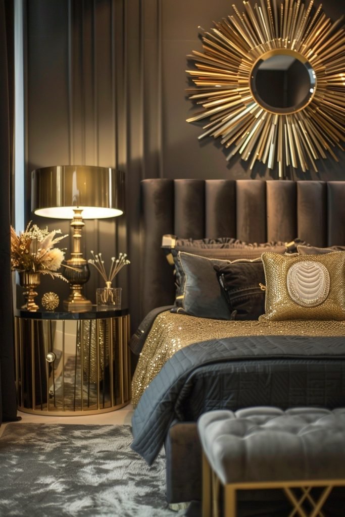 Glamorous Graphite and Gold