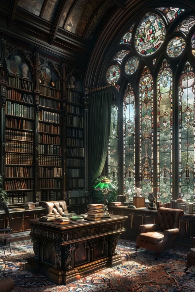 Gothic Study Chamber