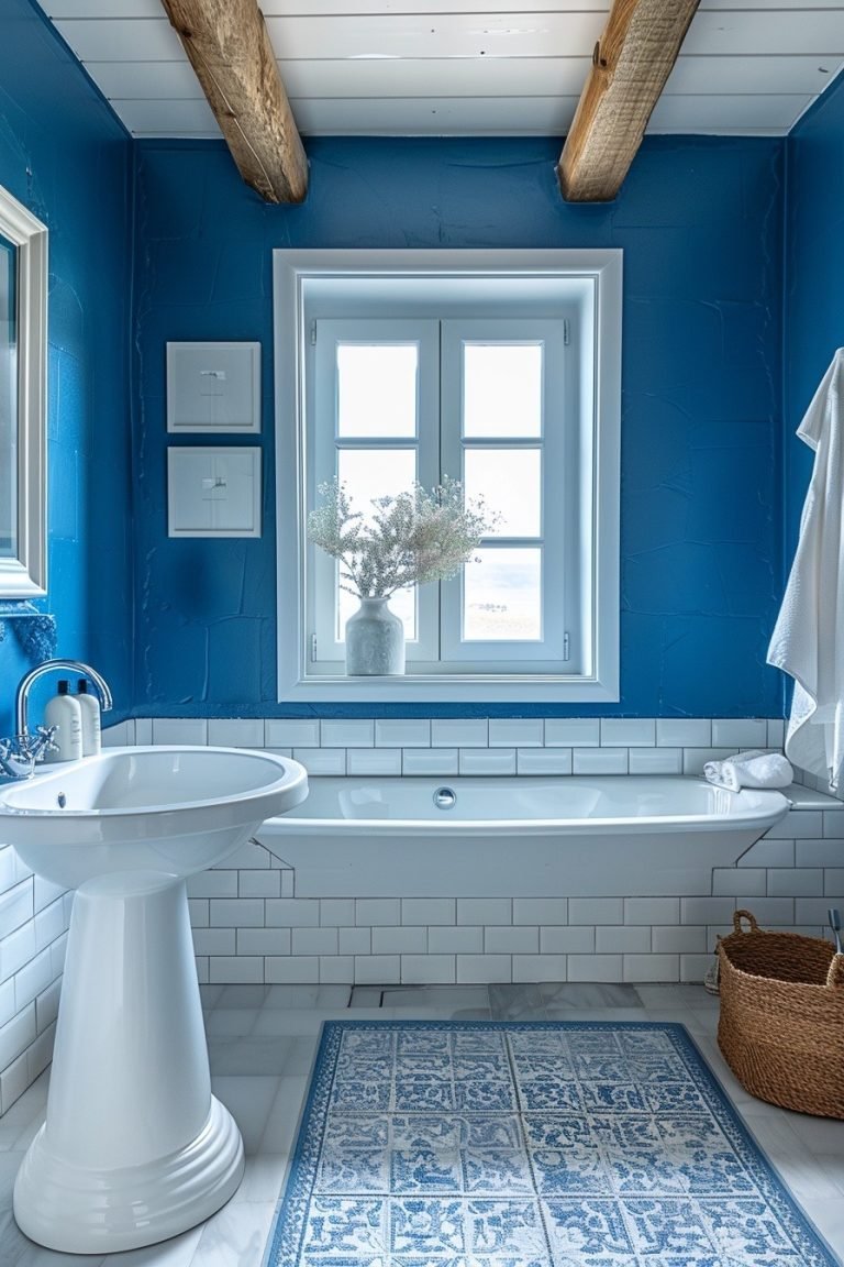 29 Captivating Blue Bathroom Decor Ideas For A Serene Ambiance ...
