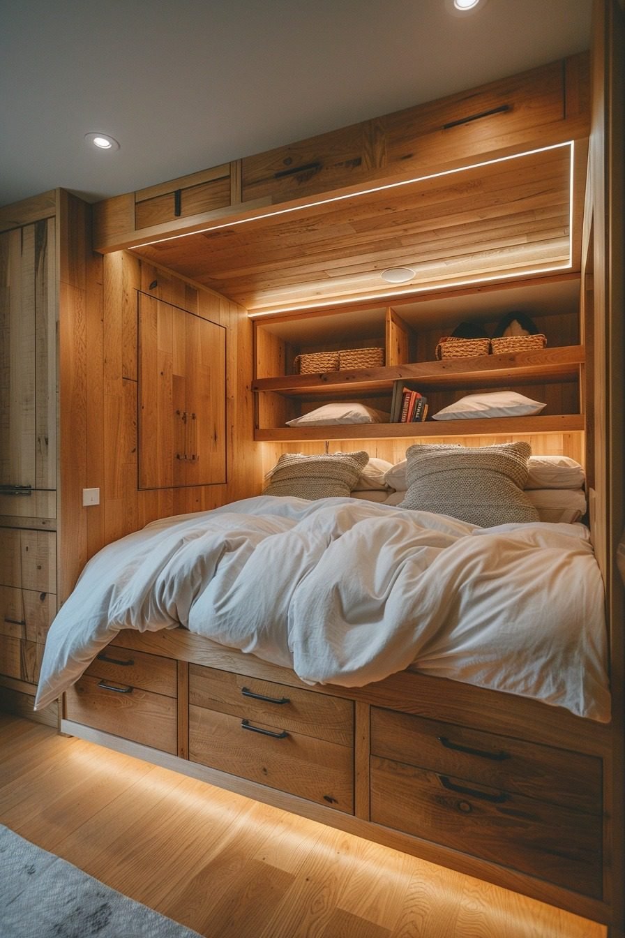 Curated visual reference: Picture Idea: 29 Tiny Bedroom Apartment Ideas To Maximize Your Space