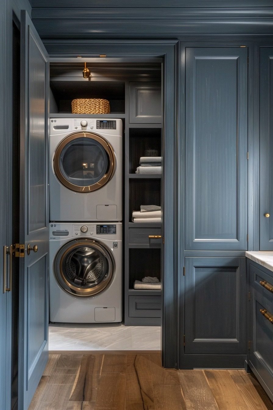 29 Stacked Laundry Room Ideas For Maximizing Your Space And Efficiency ...