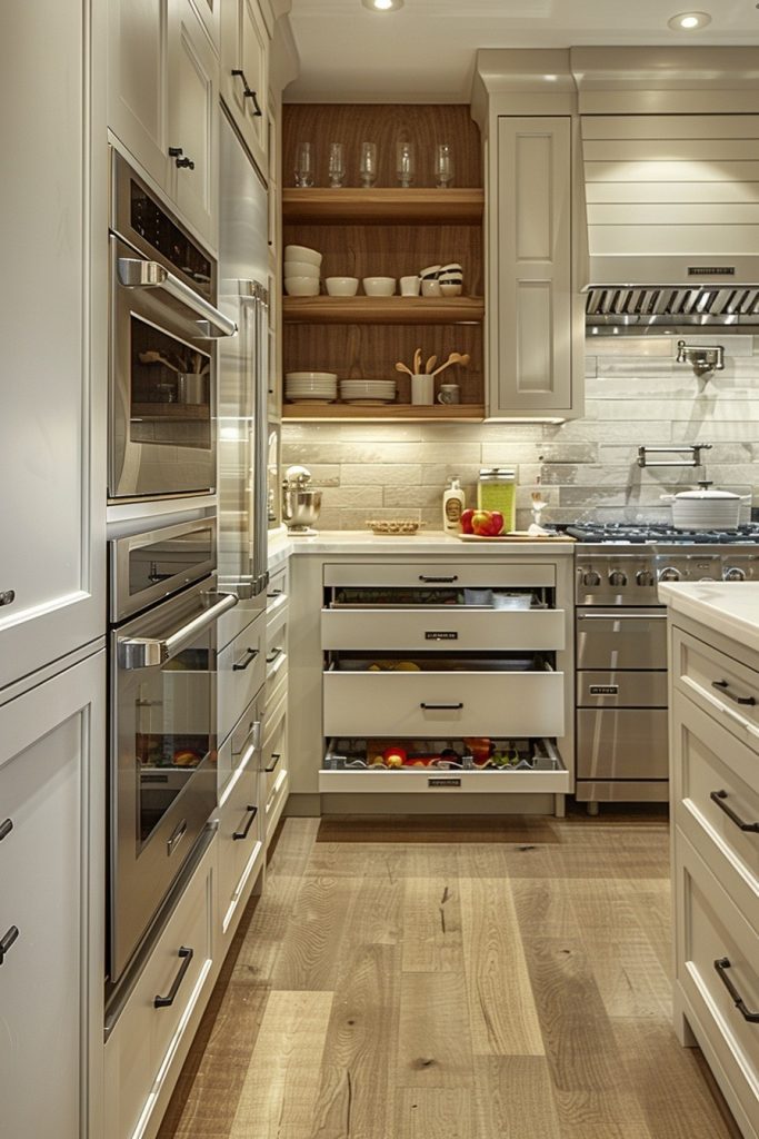 Hidden Storage Solutions in Tiny Kitchens