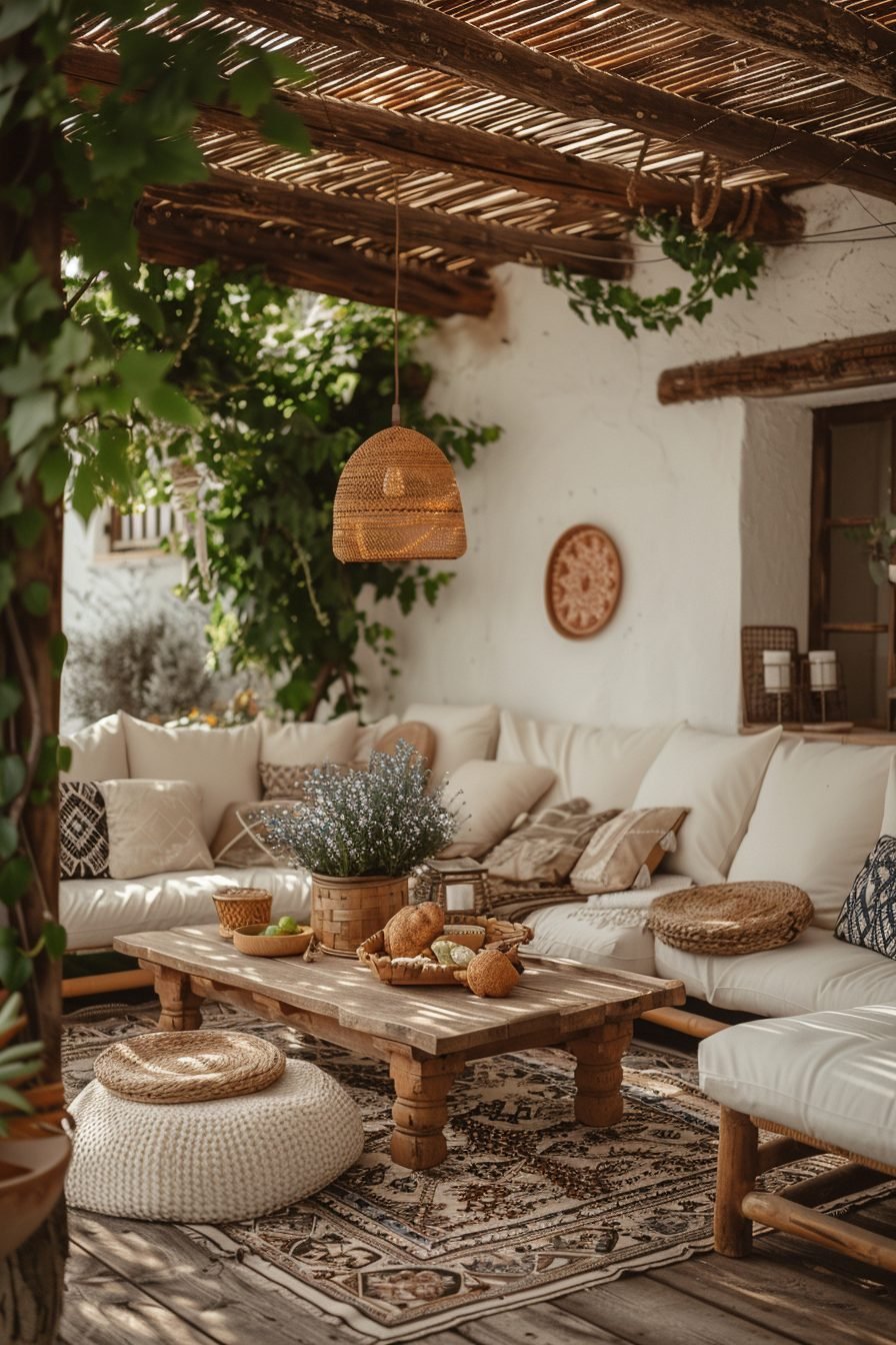 29 Scandi Boho Patio Ideas For A Stylish And Cozy Outdoor Space ... - Patio Ideas Inspired By Hygge