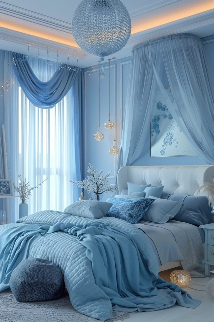 Ice Blue Illusion