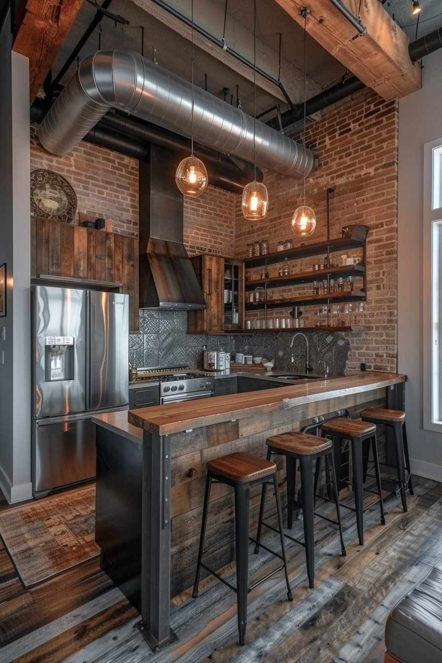 29 Tiny Apartment Kitchen Decor Ideas For Stylish Functionality ...