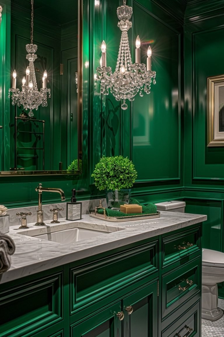 29 Refreshing Green Bathroom Decor Ideas For A Serene Space - Courtneys ...