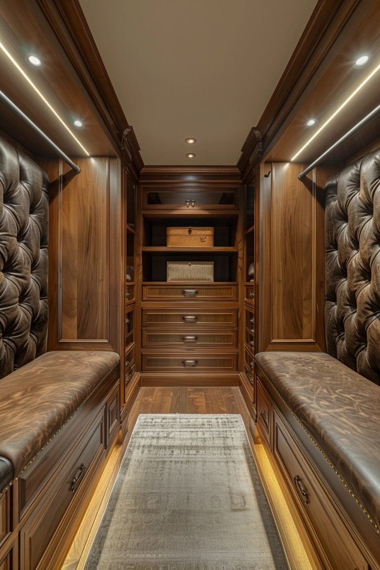 Fresh Look at 29 Stunning Walk In Closets To Elevate Your Home Style