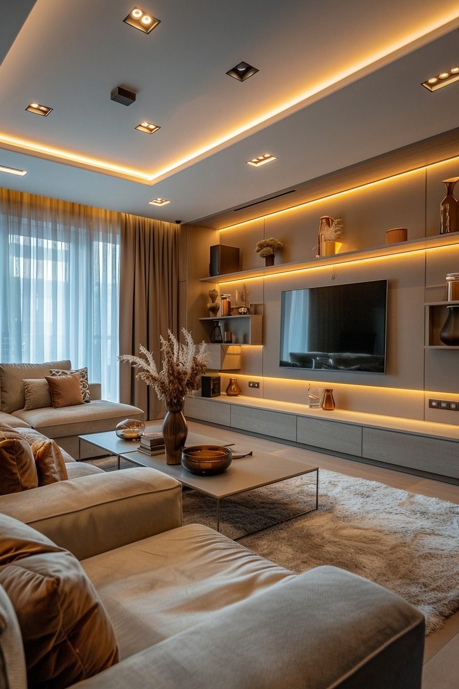 29 Cozy Lighting Living Room Ideas For A Warm And Inviting Ambiance ...