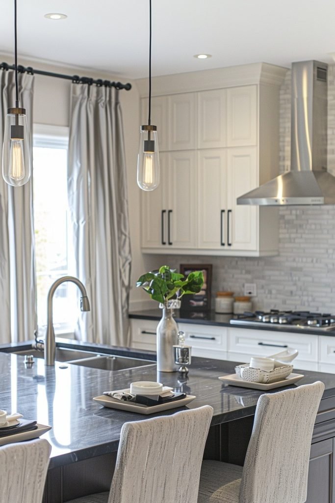 Metallic Thread Accent Curtains