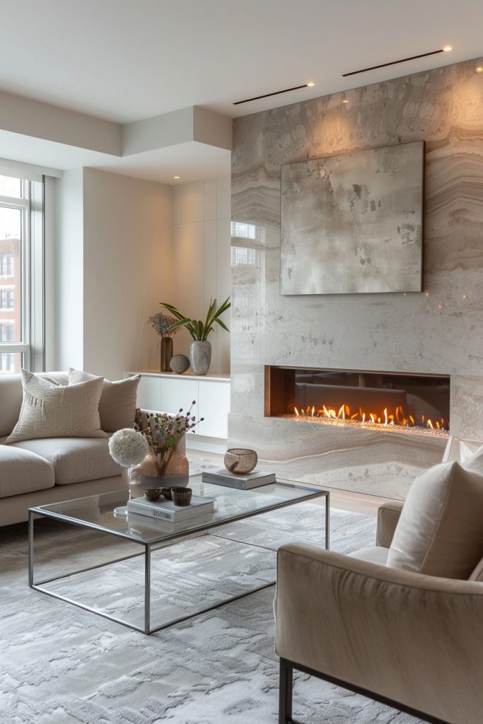 Minimalist Fireplaces