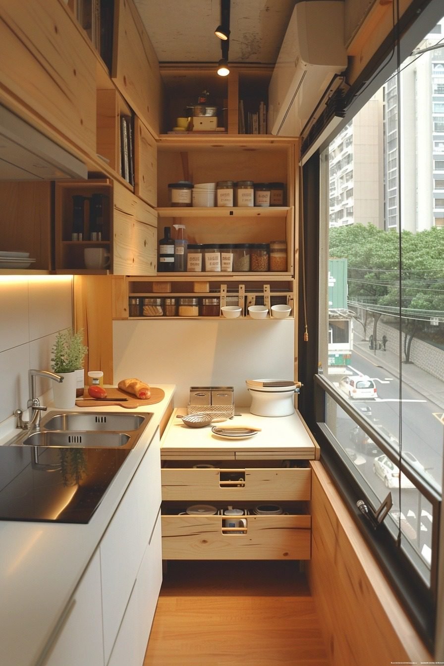 29 Tiny Apartment Kitchen Ideas For Smart, Space-Saving Designs ...