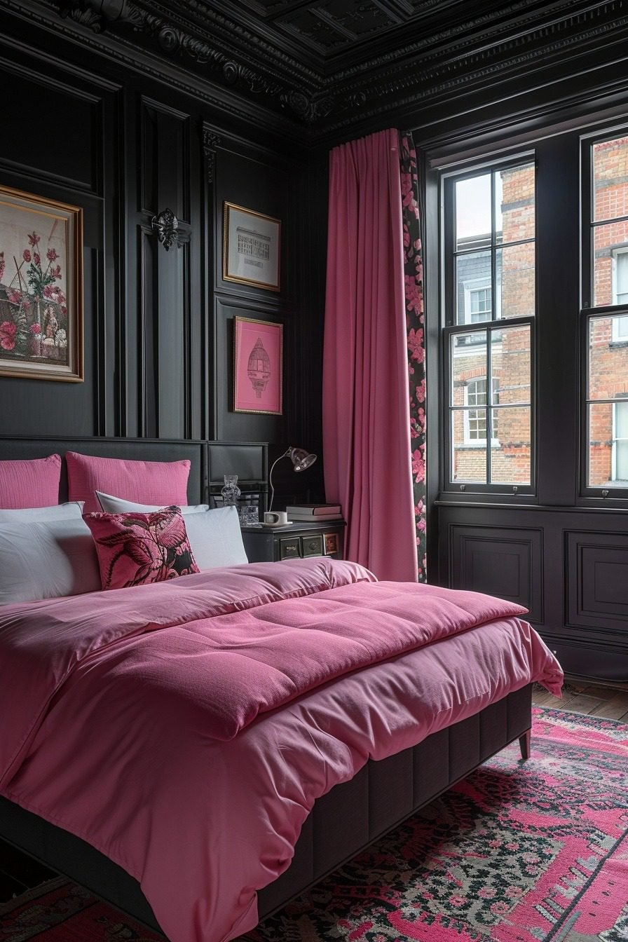 29 Stunning Pink And Black Bedroom Ideas For A Chic And Modern Look ...