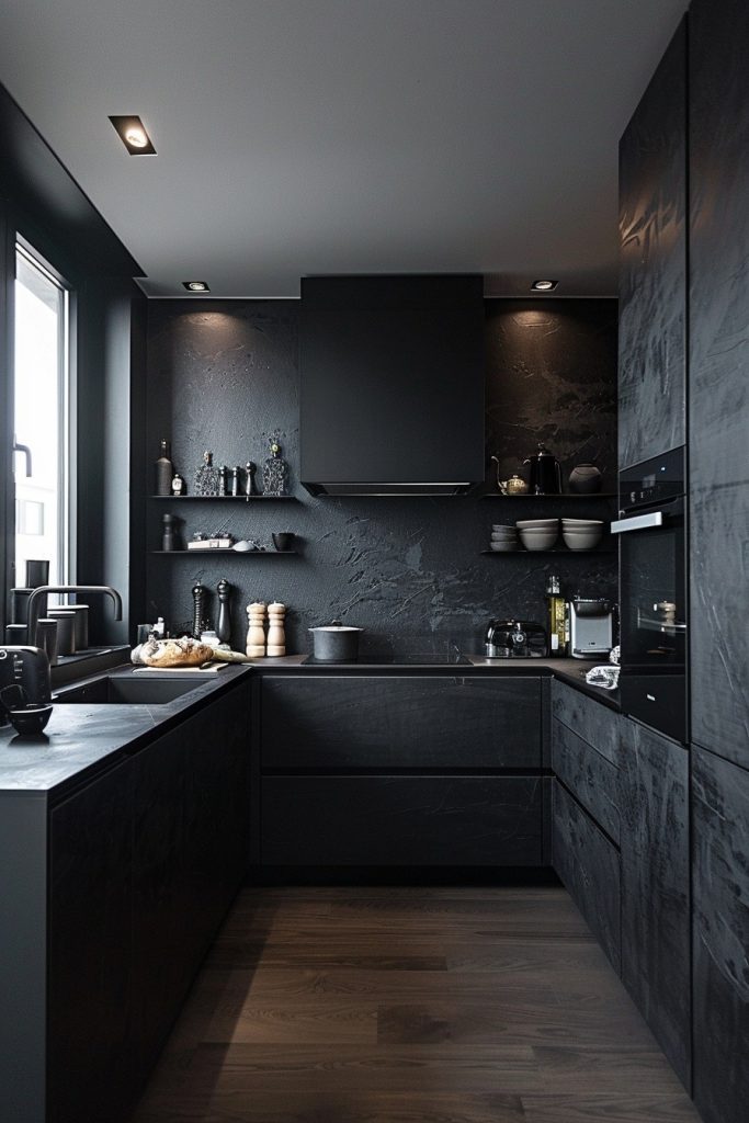 Monochrome Themes for Compact Kitchens