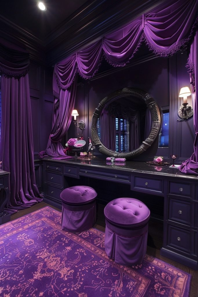 Obsidian Glam Dressing Room