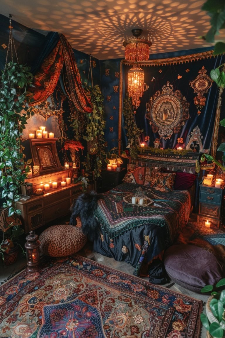 29 Boho Witchy Bedroom Ideas For Your Magical Retreat - Courtneys World