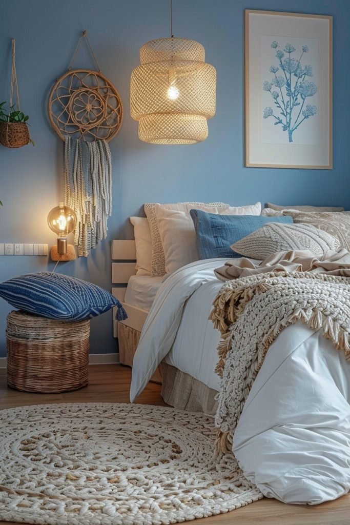 Periwinkle Peace Boho Dorm