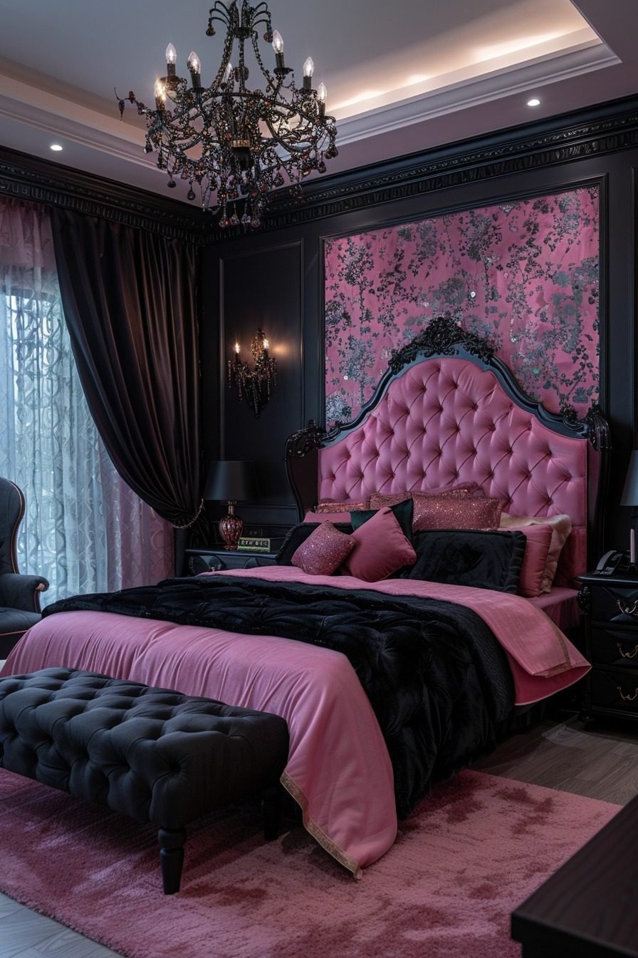 29 Stunning Pink And Black Bedroom Ideas For A Chic And Modern Look ...