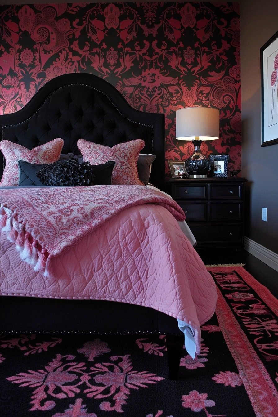 29 Stunning Pink And Black Bedroom Ideas For A Chic And Modern Look ...