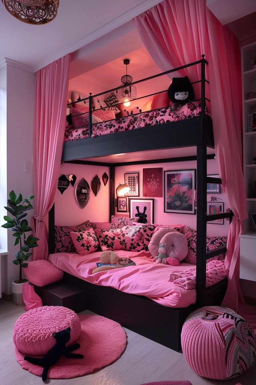 29 Stunning Pink And Black Bedroom Ideas For A Chic And Modern Look