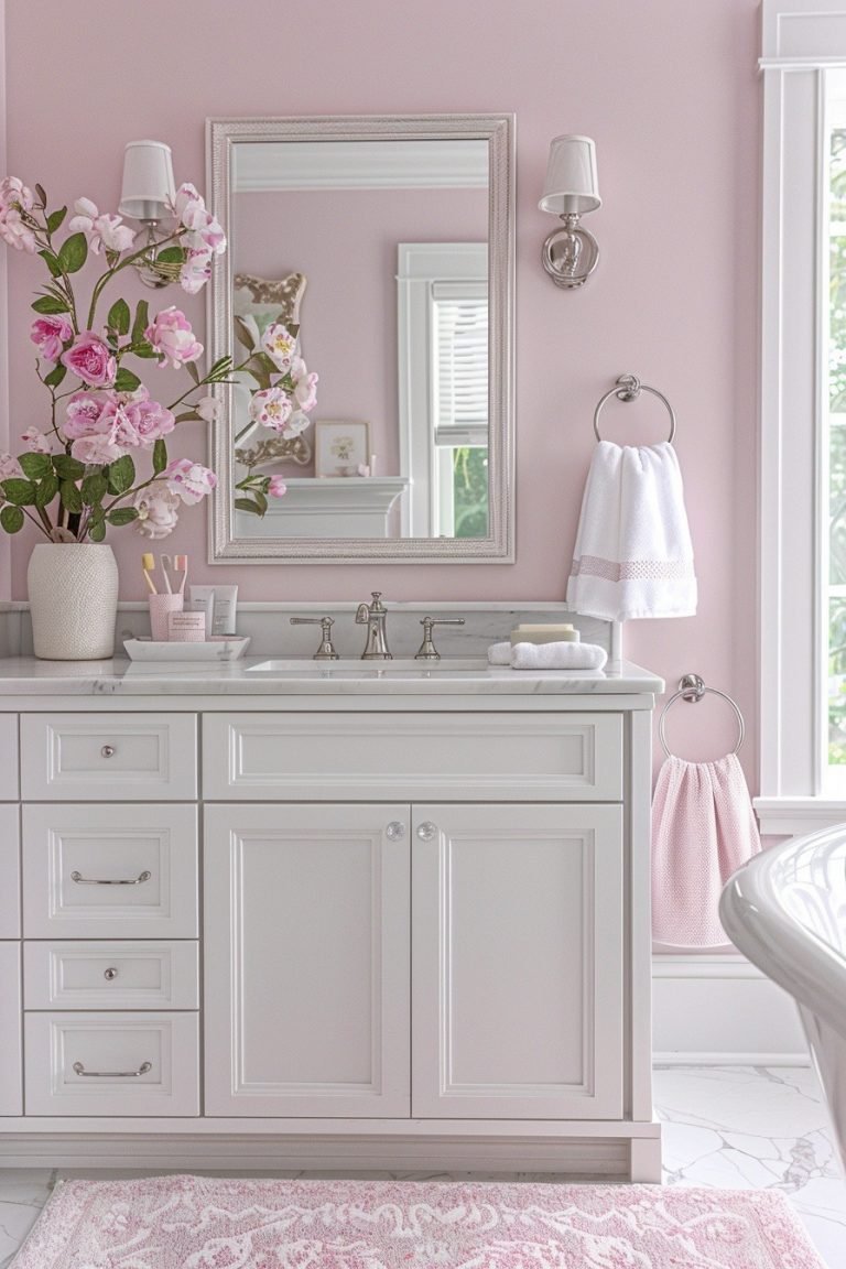 29 Enchanting Girly Bathroom Decor Ideas For A Whimsical Touch - Courtneys World