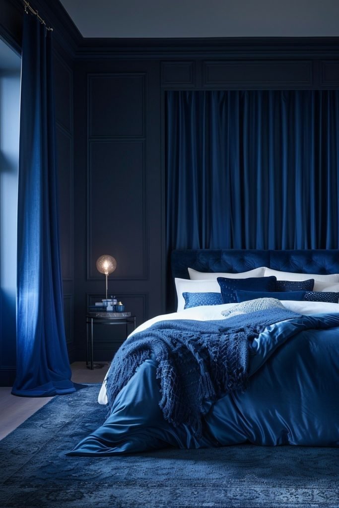 Silky Sapphire Shadows