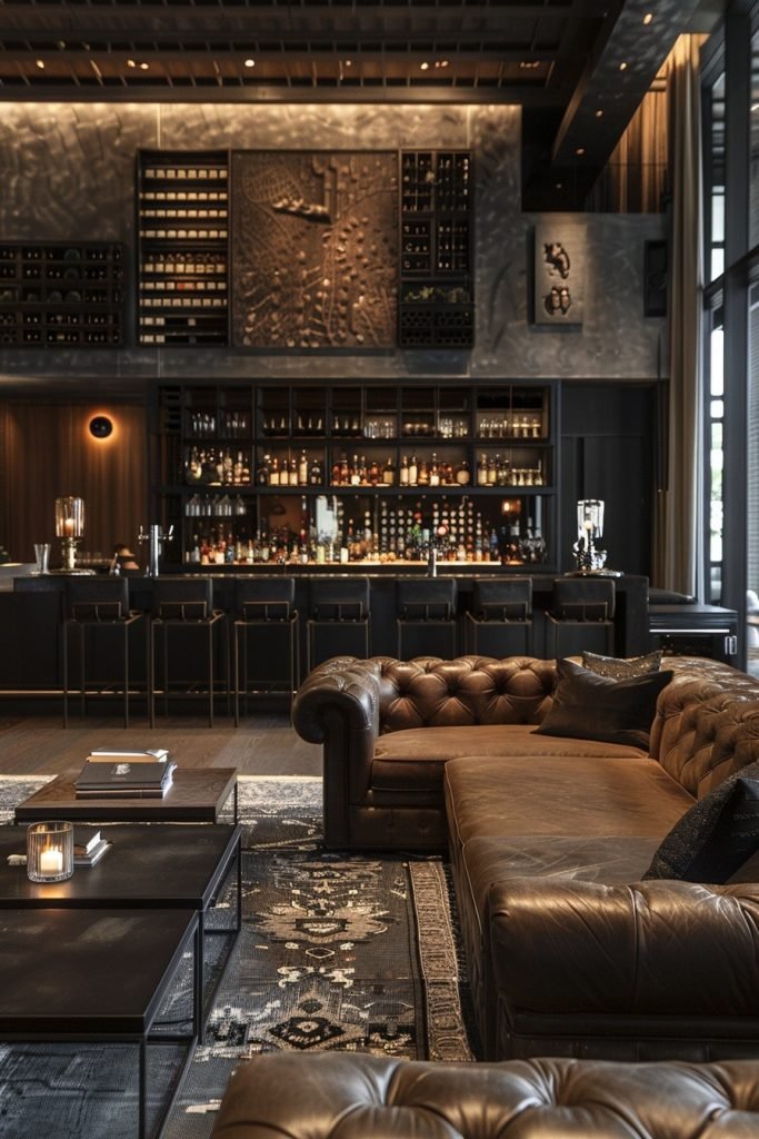 Sleek Shadowy Lounge
