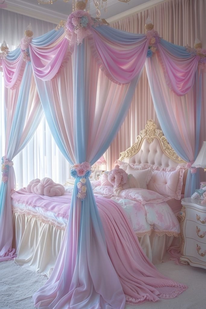 Soft Pastel Canopy Wonderland