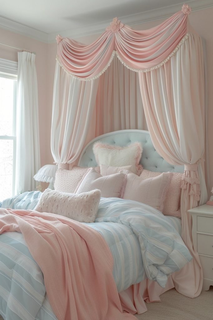 Soft Stripes Canopy Serenity