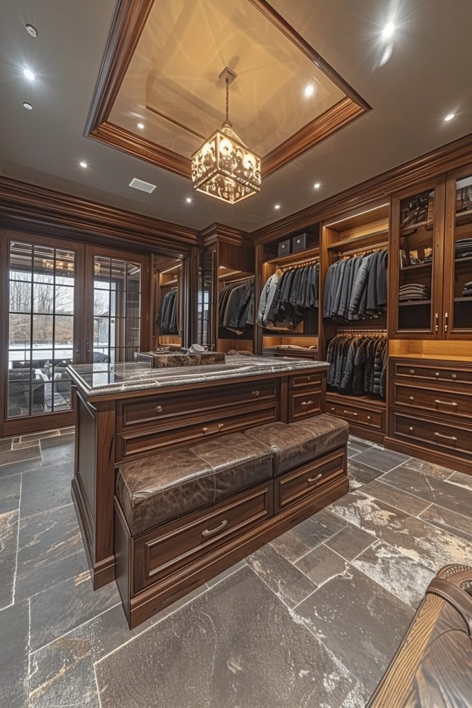 Spacious Luxury Walk-In Closet