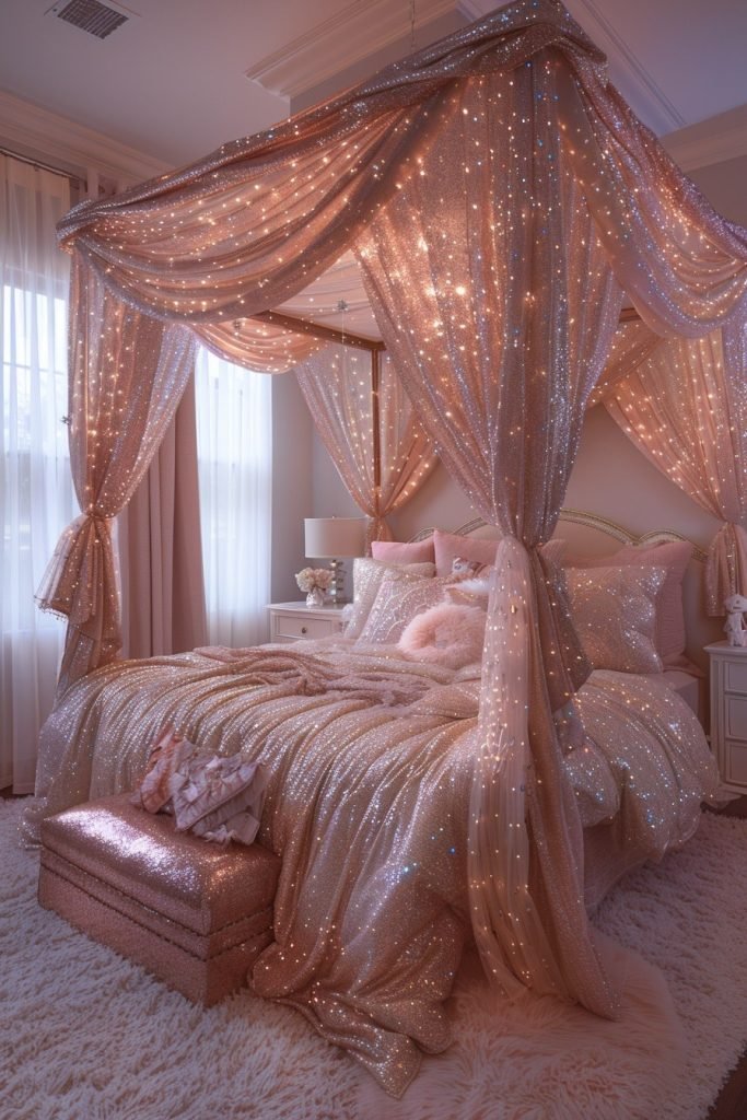 Sparkling Glitter Canopy Fantasy