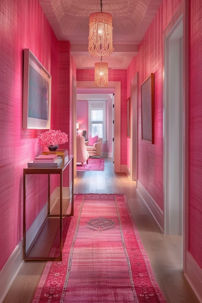 Stylish Pink Hallways
