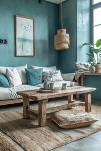 29 Blue Boho Apartment Ideas For A Tranquil Urban Haven - Courtneys World