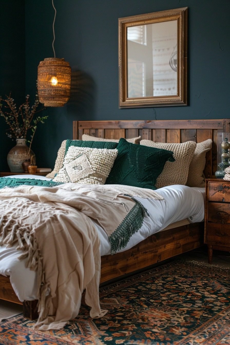 29 Dark Teal Bedroom Ideas To Create A Tranquil And Luxurious Retreat ...