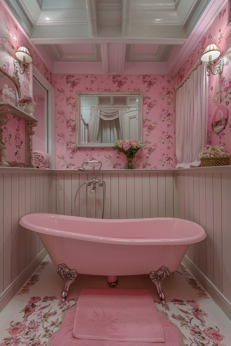 29 Pink Bathroom Decor Ideas For The Ultimate Girly Retreat - Courtneys ...