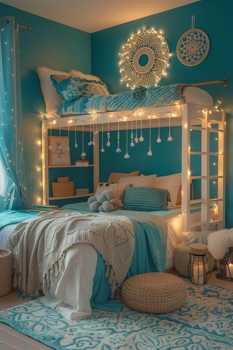 29 Blue Boho Interior Ideas For A Serene And Stylish Space - Courtneys ...