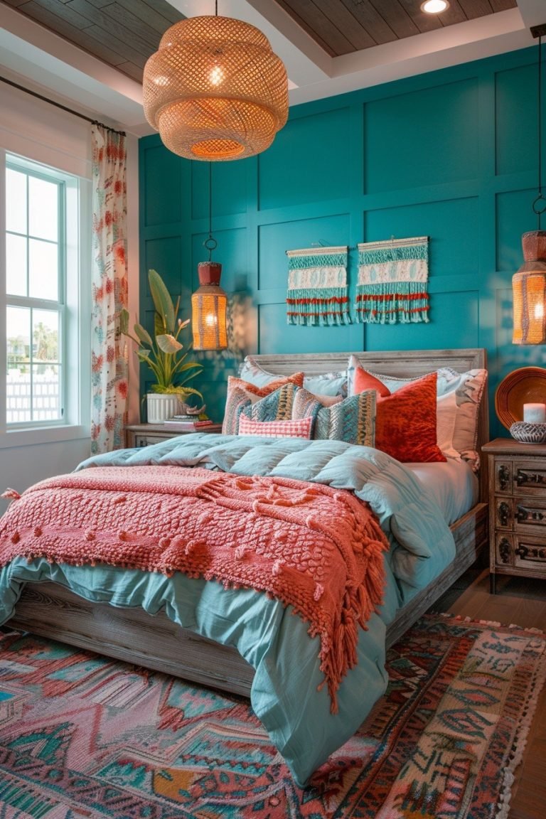 29 Blue Boho Girls Bedroom Designs To Inspire Sweet Dreams - Courtneys ...