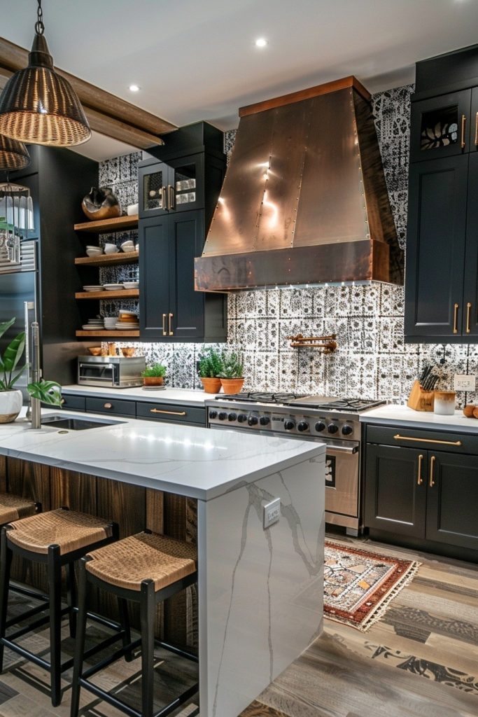 Urban Afrohemian Chic Kitchen