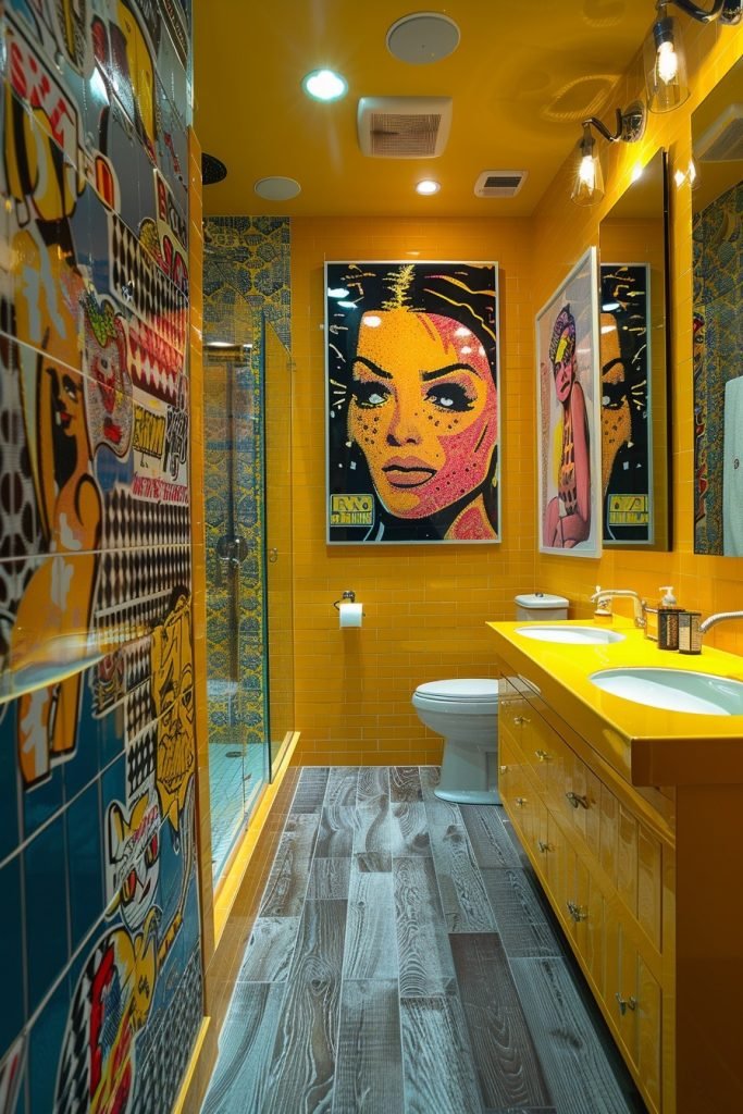 Yellow Pop Art