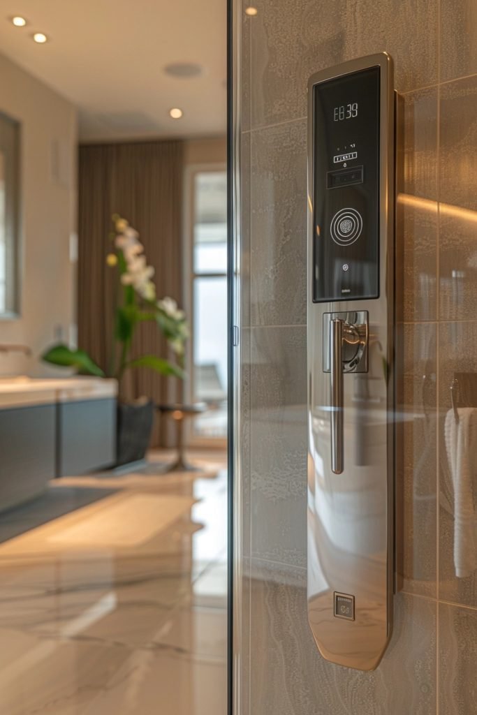 Biometric Security Bathroom Doors