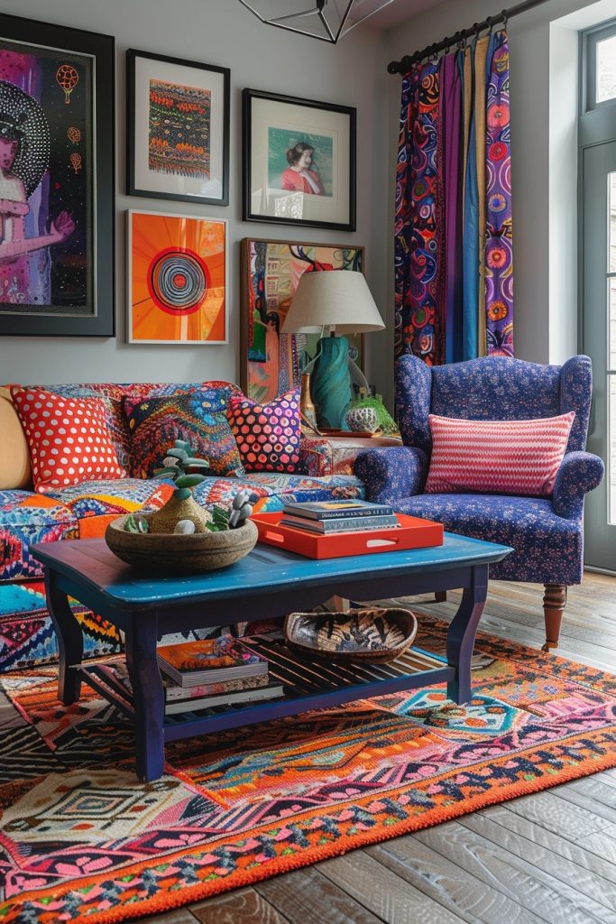 Bold Pattern Fusion Room