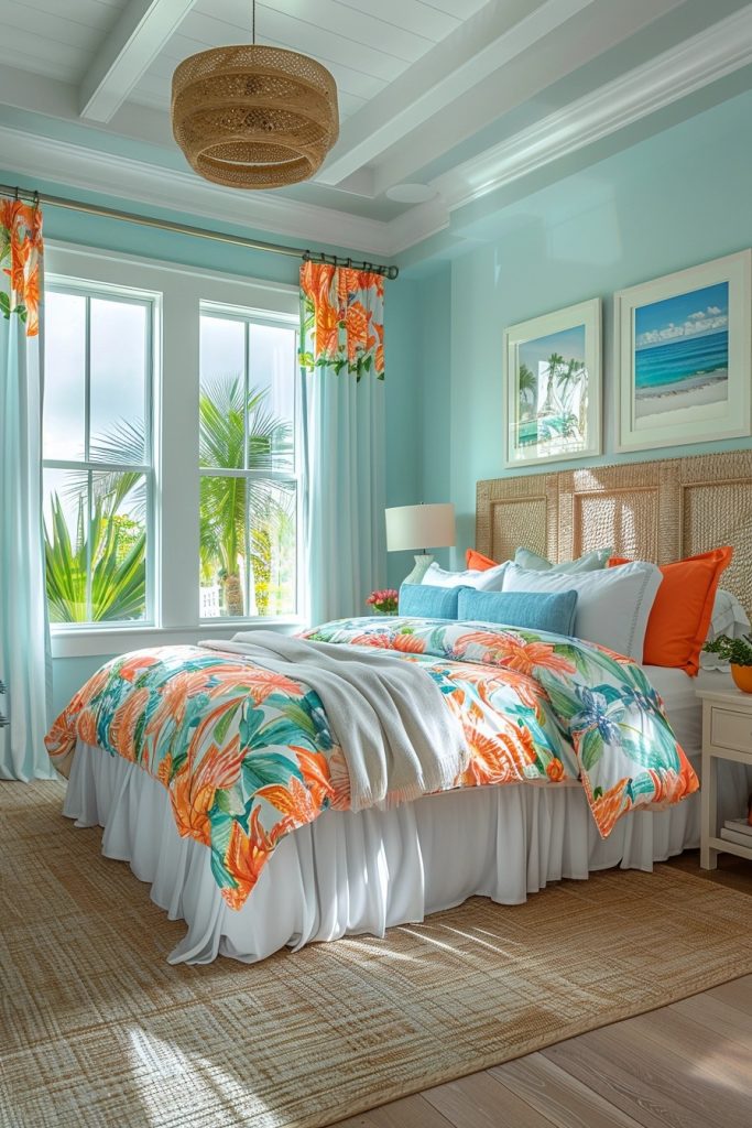 Bright Coastal Vista Bedroom