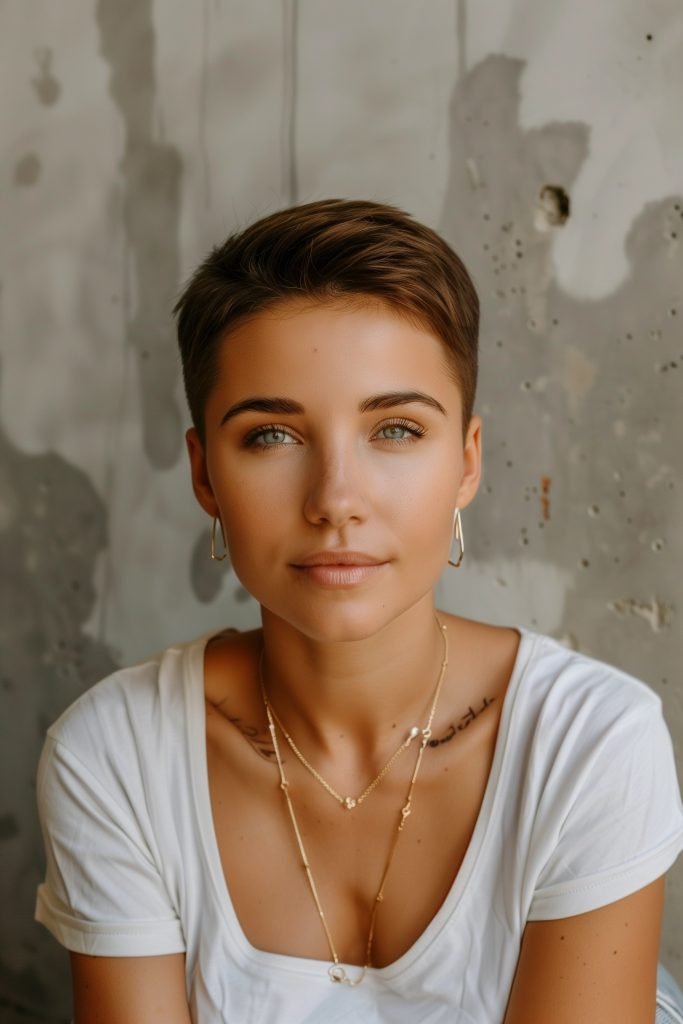 Buzz Cut hairstyle for short hair