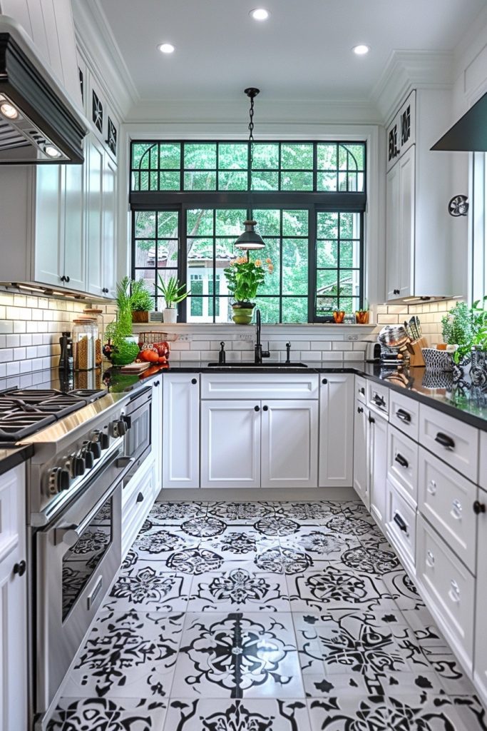 Chic Black and White Tile Patterns